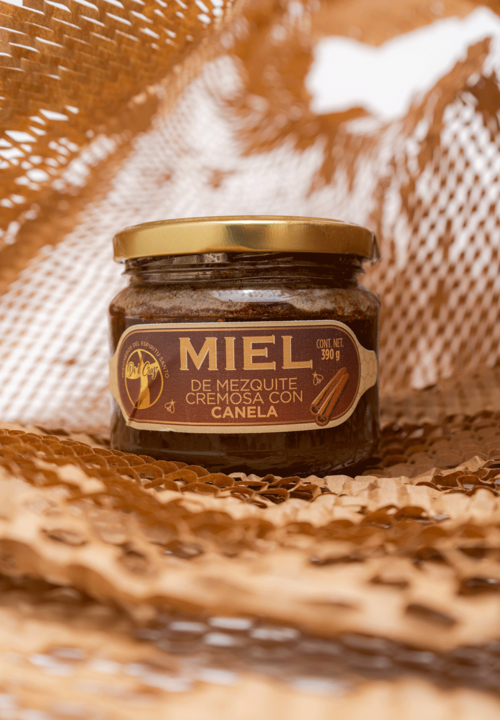 MIEL DE MEZQUITE CON CANELA